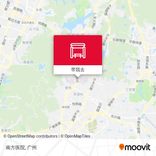 南方医院地图