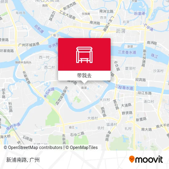 新浦南路地图