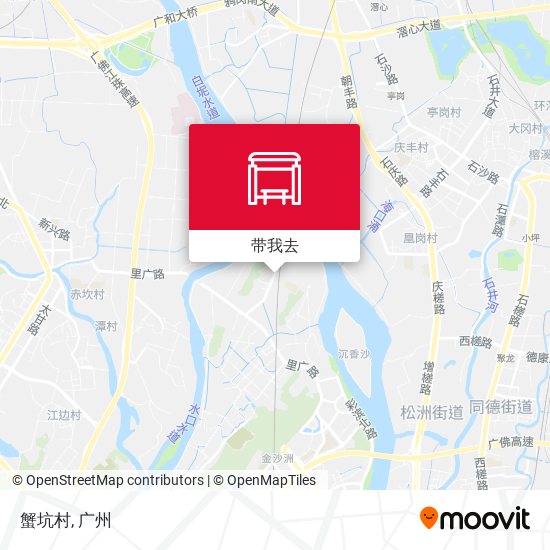 蟹坑村地图