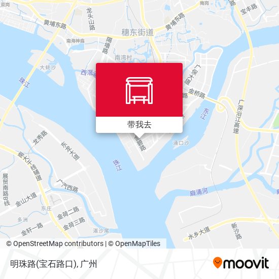 明珠路(宝石路口)地图