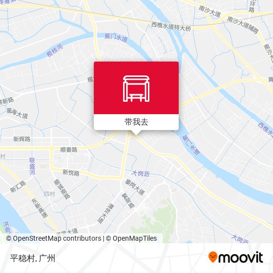 平稳村地图