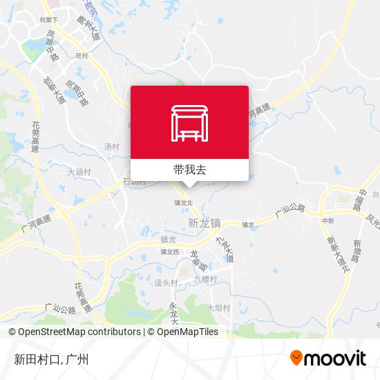 新田村口地图