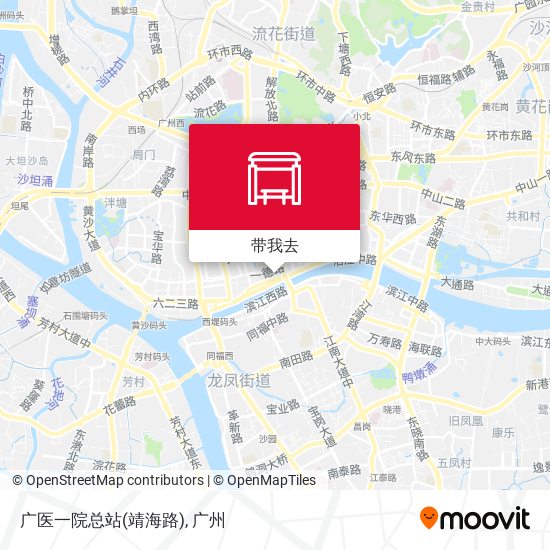 广医一院总站(靖海路)地图