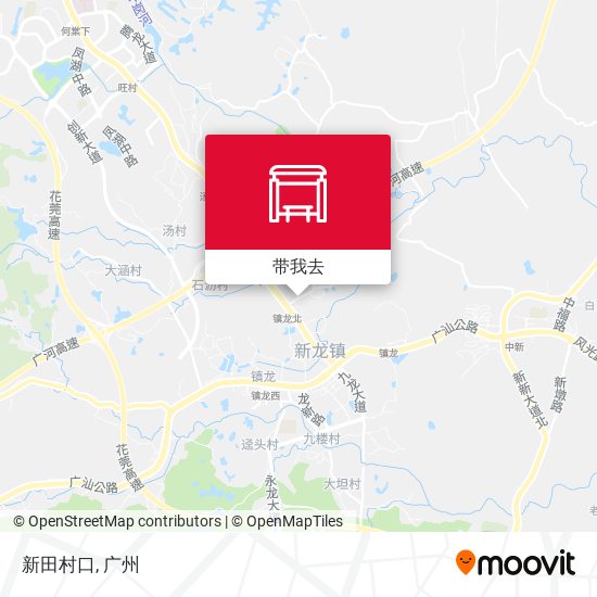 新田村口地图