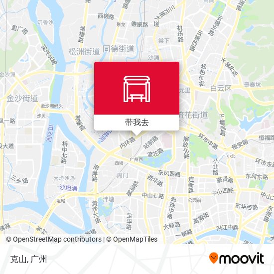 克山地图
