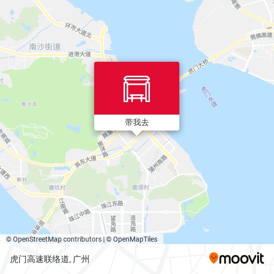 虎门高速联络道地图