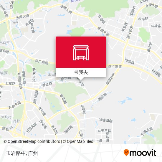 玉岩路中地图