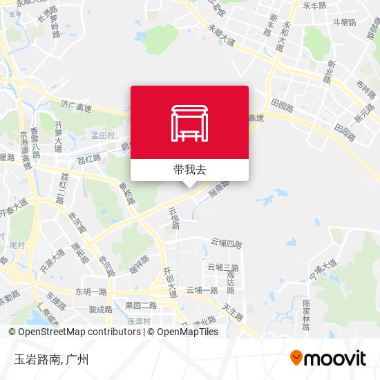 玉岩路南地图