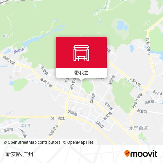 新安路地图