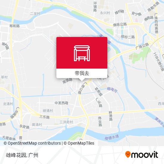 雄峰花园地图