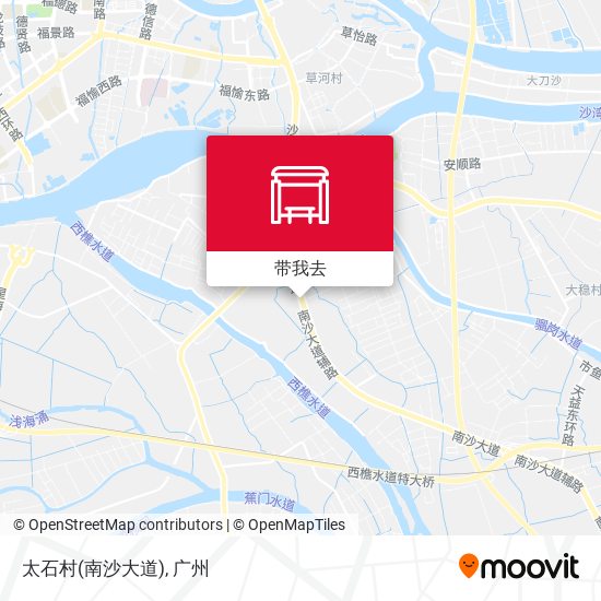 太石村(南沙大道)地图