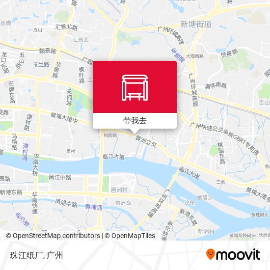 珠江纸厂地图
