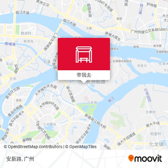 安新路地图