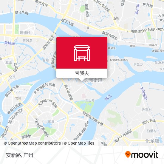安新路地图