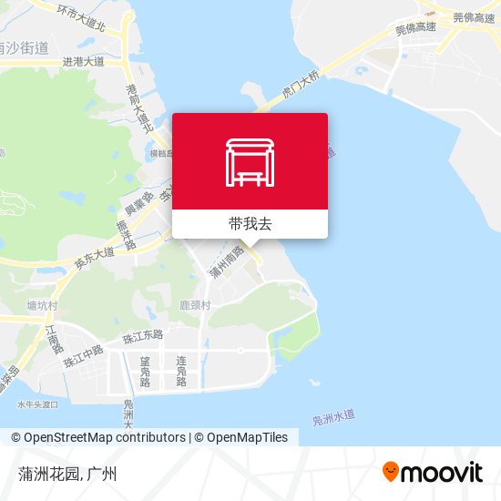 蒲洲花园地图