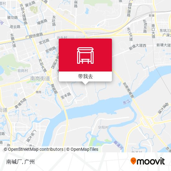 南碱厂地图