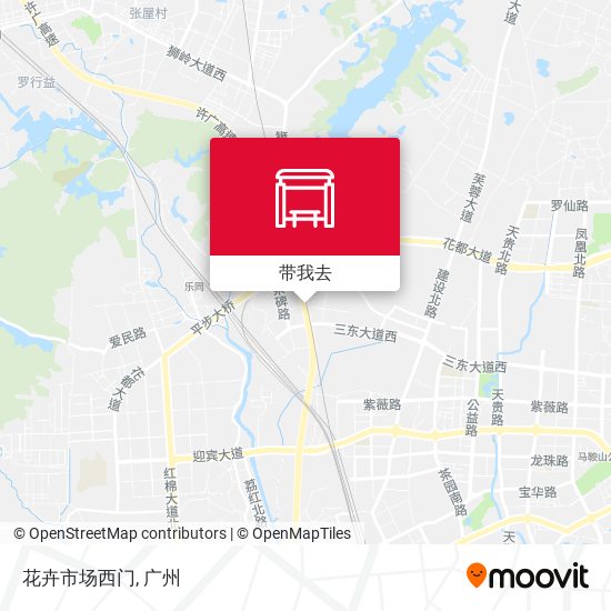 花卉市场西门地图