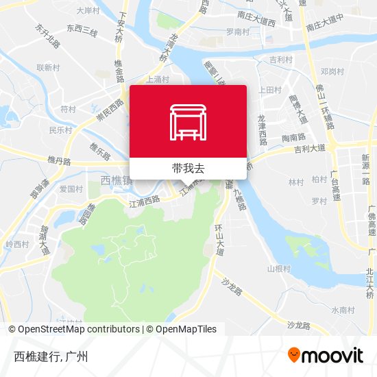 西樵建行地图