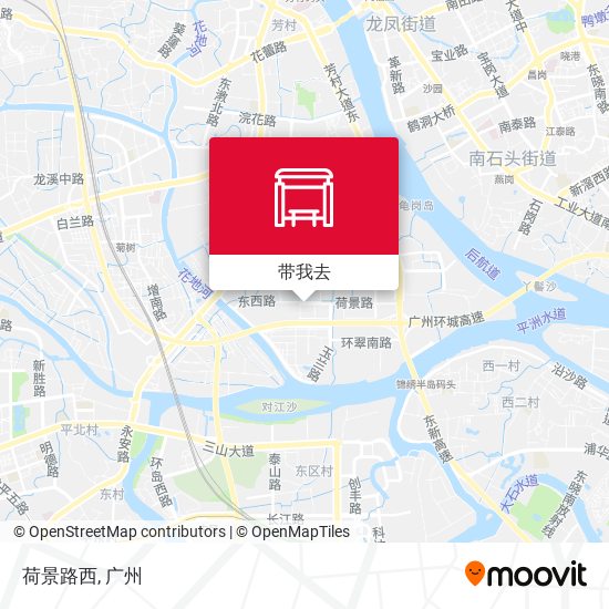 荷景路西地图