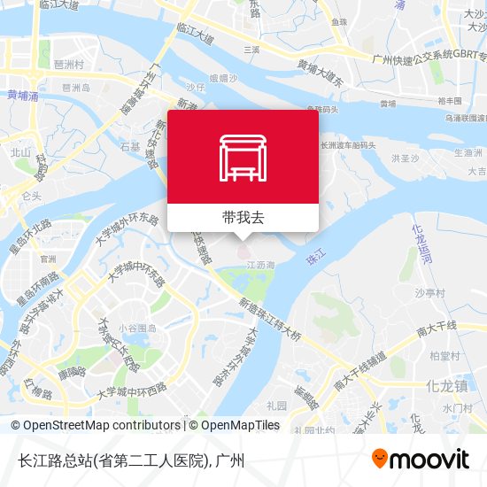 长江路总站(省第二工人医院)地图