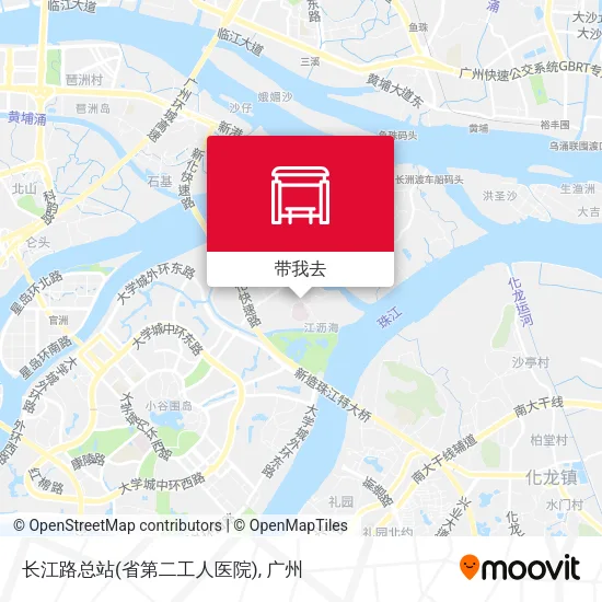 长江路总站(省第二工人医院)地图