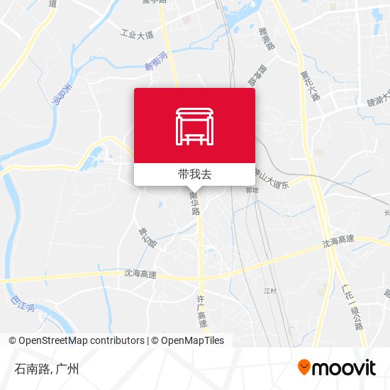 石南路地图
