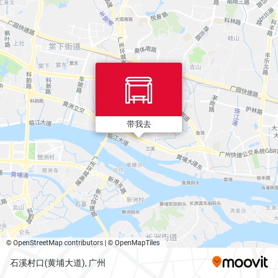 石溪村口(黄埔大道)地图