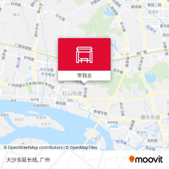 大沙东延长线地图