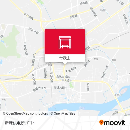 新塘供电所地图