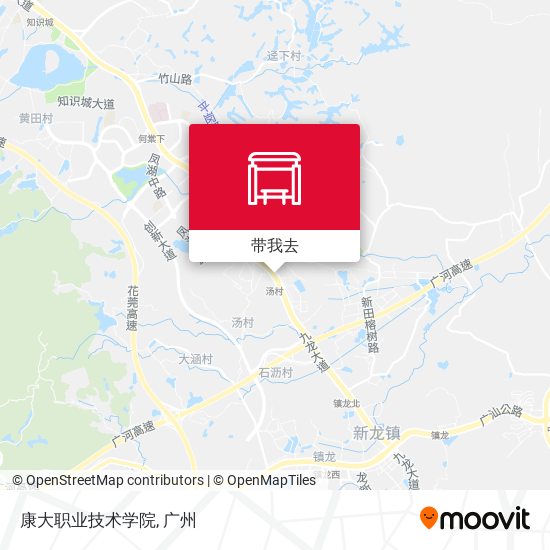 康大职业技术学院地图