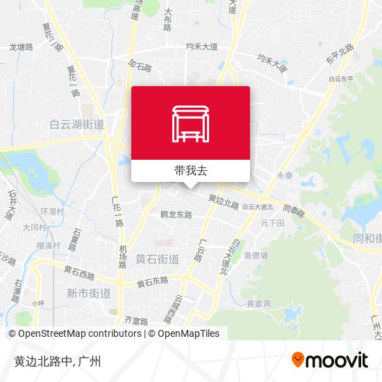 黄边北路中地图