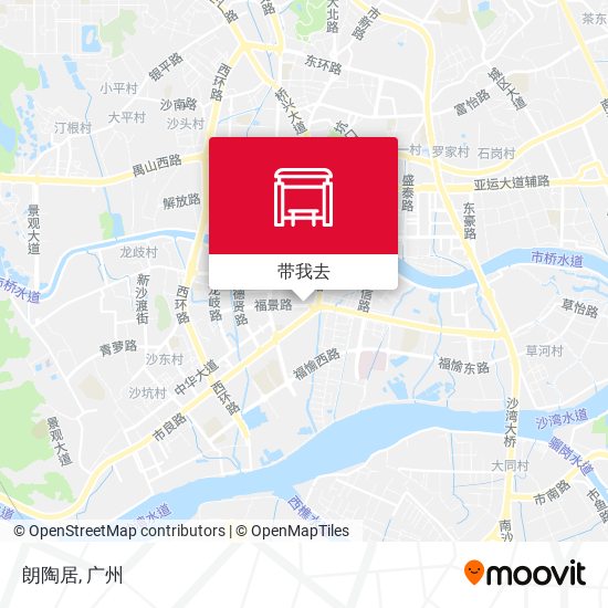 朗陶居地图