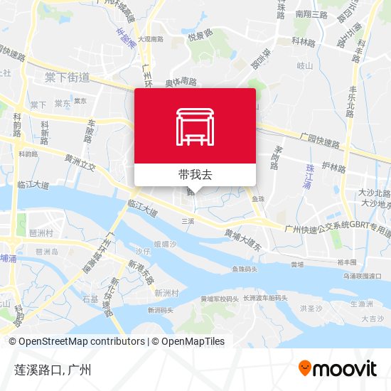 莲溪路口地图