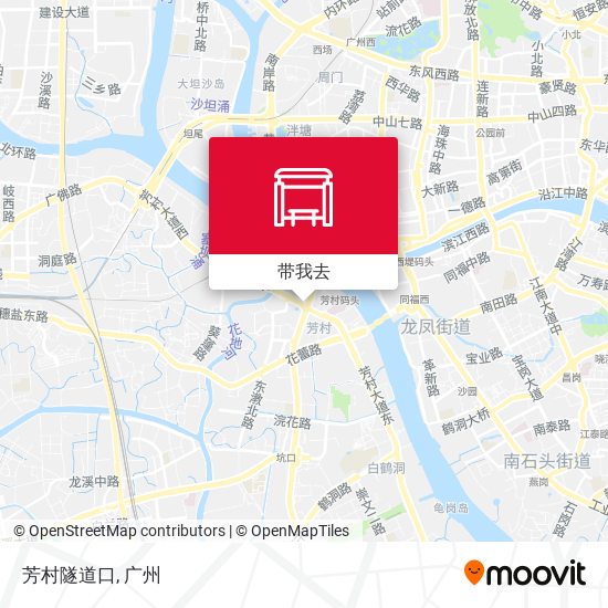 芳村隧道口地图