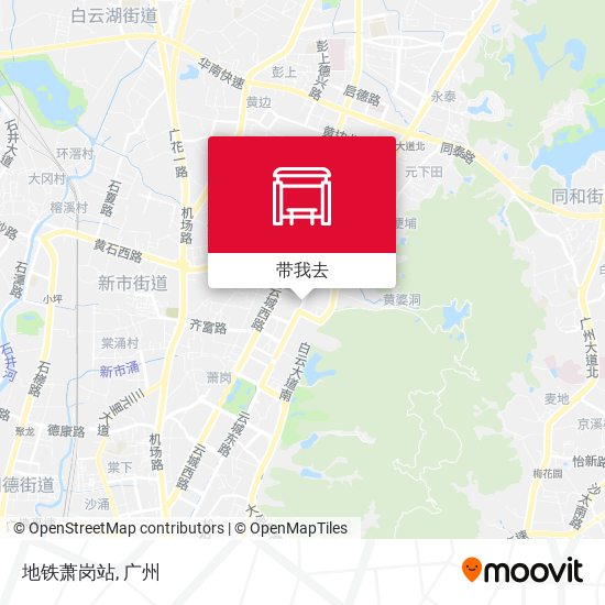 地铁萧岗站地图