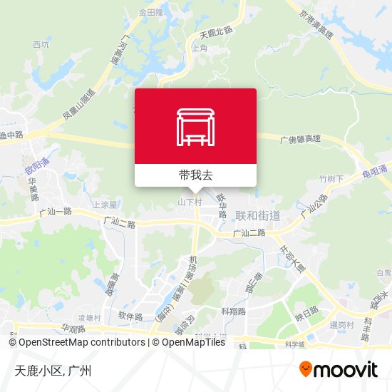 天鹿小区地图
