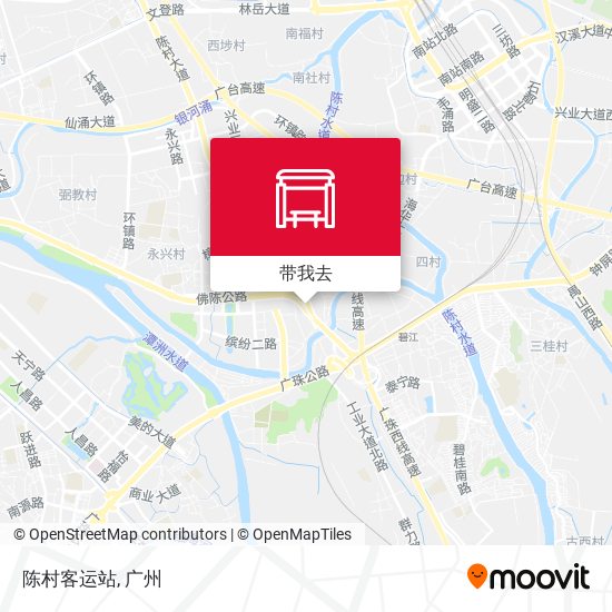 陈村客运站地图