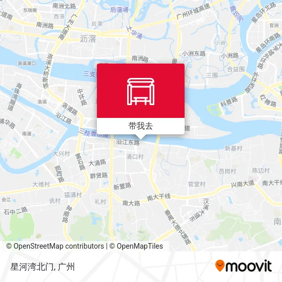 星河湾北门地图