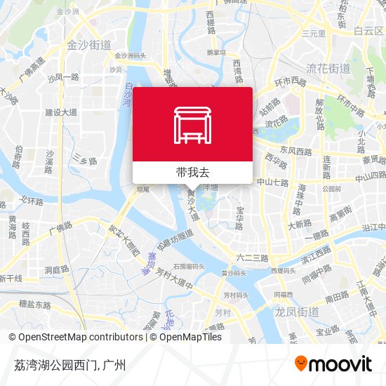 荔湾湖公园西门地图