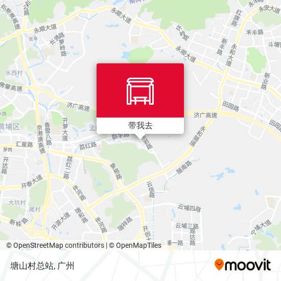 塘山村总站地图