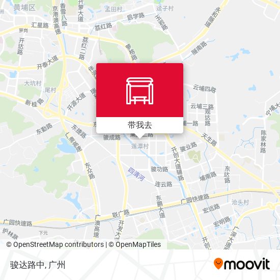 骏达路中地图