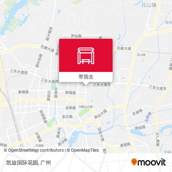 凯旋国际花园地图
