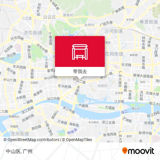 中山医地图