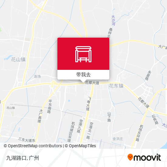 九湖路口地图
