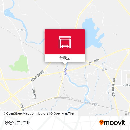沙滘村口地图