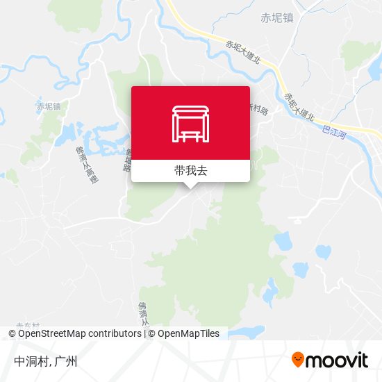 中洞村地图