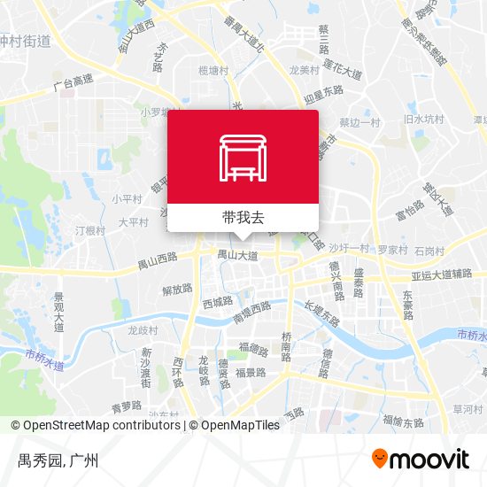 禺秀园地图