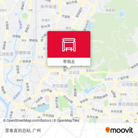 景泰直街总站地图