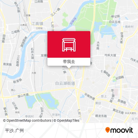平沙地图