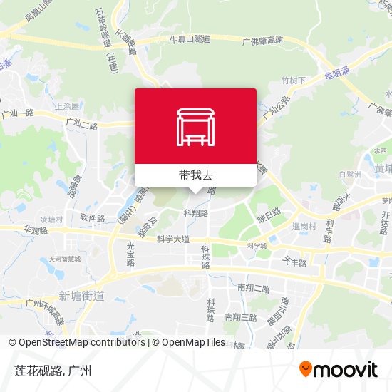 莲花砚路地图